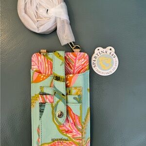 Spartina 449 Mint Floral Crossbody